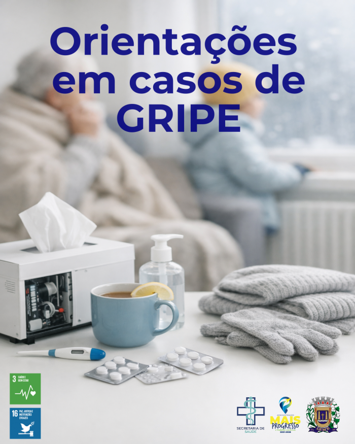 Secretaria da Saúde orienta população sobre cuidados com a gripe durante queda de temperatura